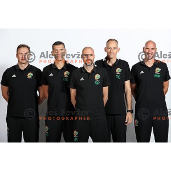 Slaven Rimac at official photo shooting of basketball team Cedevita Olimpija for 2019-2020 season in SRC Stozice, Ljubljana, Slovenia on October 1, 2019