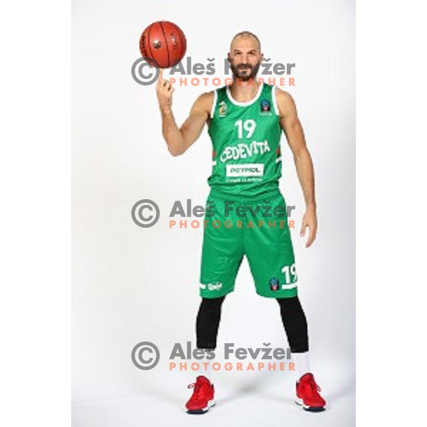 Marko Simonovic at official photo shooting of basketball team Cedevita Olimpija for 2019-2020 season in SRC Stozice, Ljubljana, Slovenia on October 1, 2019