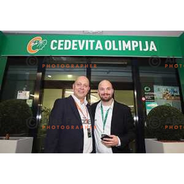 during arrival prior 7Days EuroCup first round basketball match between Cedevita Olimpija Ljubljana (SLO) and Darusafaka Tekfen Istanbul (TUR) in Arena Stozice, Ljubljana, Slovenia on October 2, 2019