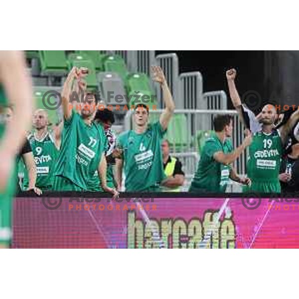 Sasa Zagorac during 7Days EuroCup first round basketball match between Cedevita Olimpija Ljubljana (SLO) and Darusafaka Tekfen Istanbul (TUR) in Arena Stozice, Ljubljana, Slovenia on October 2, 2019