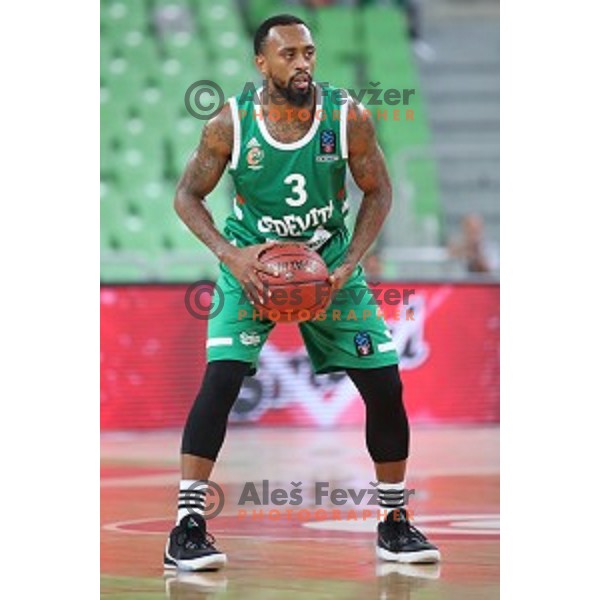 Ryan Boatright in action during 7Days EuroCup first round basketball match between Cedevita Olimpija Ljubljana (SLO) and Darusafaka Tekfen Istanbul (TUR) in Arena Stozice, Ljubljana, Slovenia on October 2, 2019