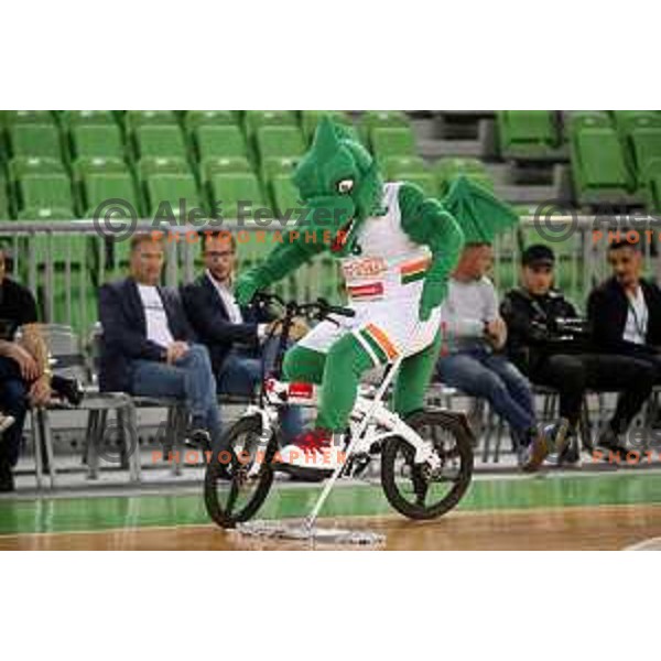 action during 7Days EuroCup first round basketball match between Cedevita Olimpija Ljubljana (SLO) and Darusafaka Tekfen Istanbul (TUR) in Arena Stozice, Ljubljana, Slovenia on October 2, 2019