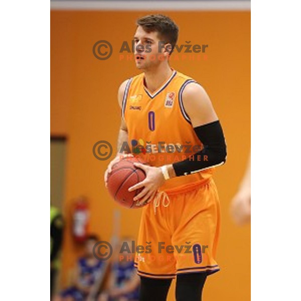action during 1.SKL basketball match between Helios Suns and Sencur GGD in Domzale Sports Hall, Slovenia on October 5, 2019