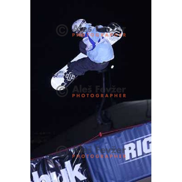 at Nokia Snowboard FIS World Cup Half pipe final in Calgary, Alberta, Canada on February 29th 2008. Photo by Ales Fevzer 