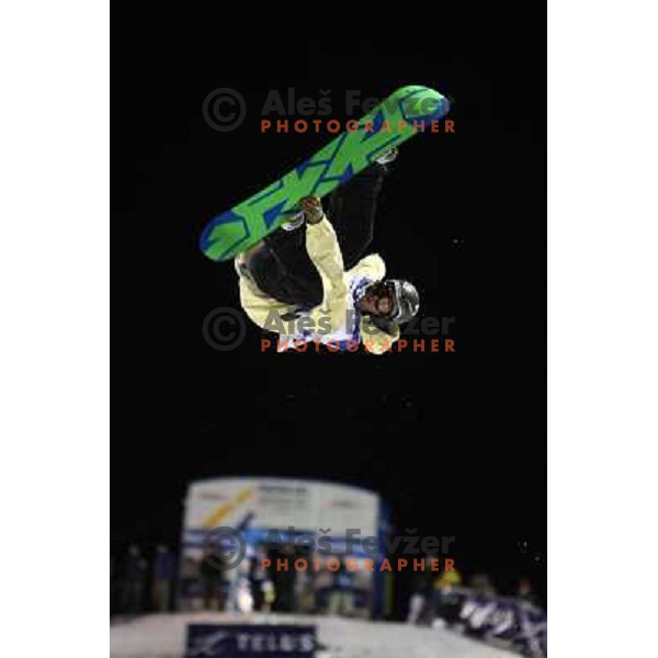 at Nokia Snowboard FIS World Cup Half pipe final in Calgary, Alberta, Canada on February 29th 2008. Photo by Ales Fevzer 