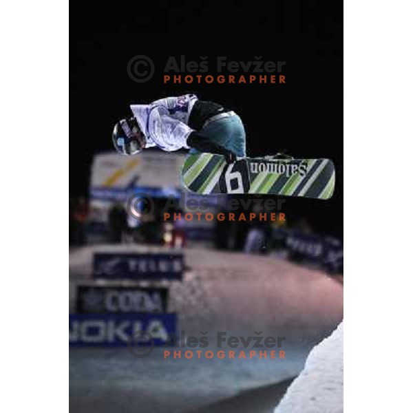 at Nokia Snowboard FIS World Cup Half pipe final in Calgary, Alberta, Canada on February 29th 2008. Photo by Ales Fevzer 