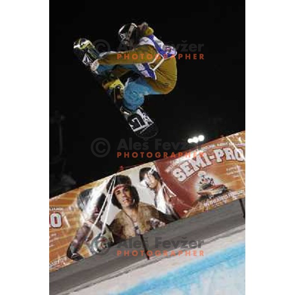 at Nokia Snowboard FIS World Cup Half pipe final in Calgary, Alberta, Canada on February 29th 2008. Photo by Ales Fevzer 