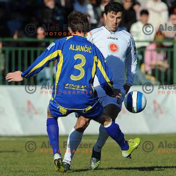 Amir Agic and Janez Aljancic at Match Livar - Domzale in Prva Liga Telekom , Ivancna Gorica 