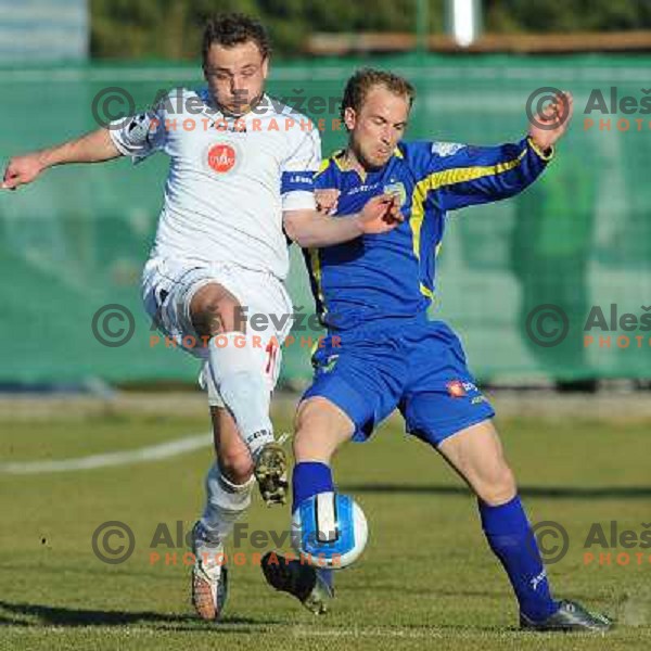 Janez Perme and Rok Hanzic at Match Livar - Domzale in Prva Liga Telekom , Ivancna Gorica 
