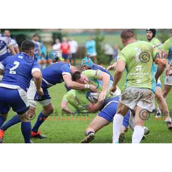 action during European nations Rugby Cup between Slovenia and Israel at Oval, Ljubljana, Slovenia on October 19, 2019