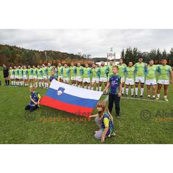 action during European nations Rugby Cup between Slovenia and Israel at Oval, Ljubljana, Slovenia on October 19, 2019