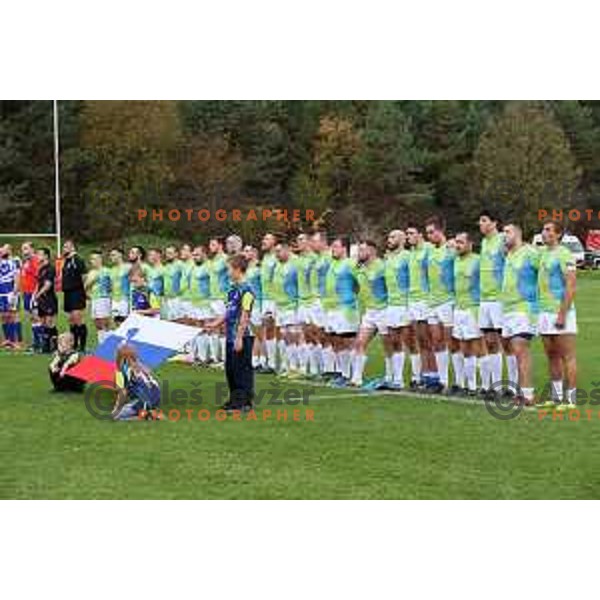 action during European nations Rugby Cup between Slovenia and Israel at Oval, Ljubljana, Slovenia on October 19, 2019