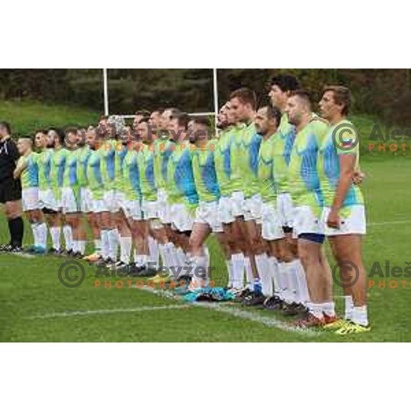 action during European nations Rugby Cup between Slovenia and Israel at Oval, Ljubljana, Slovenia on October 19, 2019