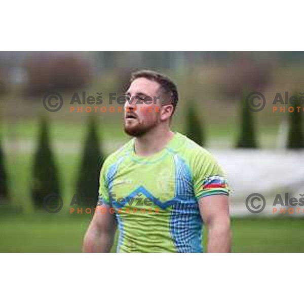 action during European nations Rugby Cup between Slovenia and Israel at Oval, Ljubljana, Slovenia on October 19, 2019