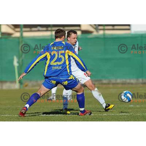 Janez Perme and Ivan Knezovic at Match Livar - Domzale in Prva Liga Telekom , Ivancna Gorica 