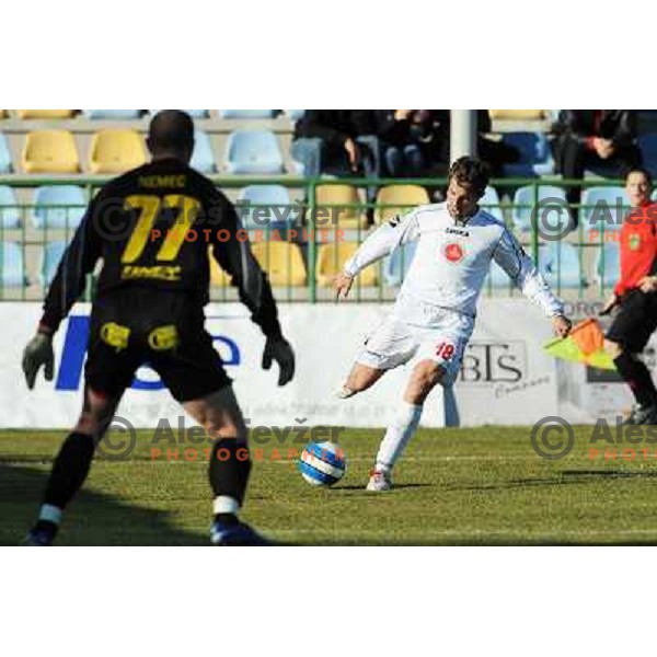 Tim Do Luca and Dejan Nemec at Match Livar - Domzale in Prva Liga Telekom , Ivancna Gorica 
