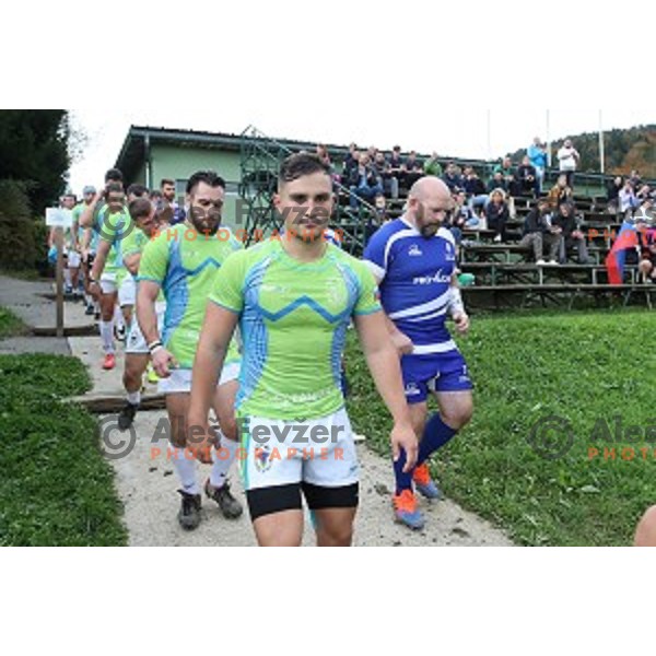 action during European nations Rugby Cup between Slovenia and Israel at Oval, Ljubljana, Slovenia on October 19, 2019