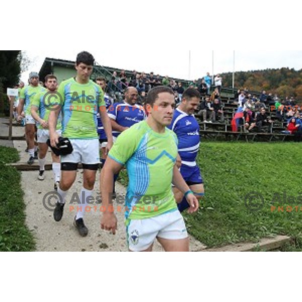 action during European nations Rugby Cup between Slovenia and Israel at Oval, Ljubljana, Slovenia on October 19, 2019
