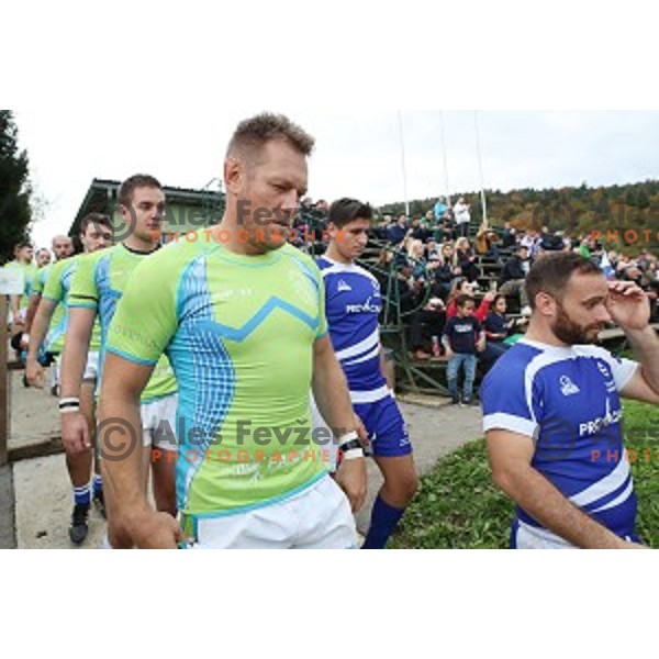 action during European nations Rugby Cup between Slovenia and Israel at Oval, Ljubljana, Slovenia on October 19, 2019