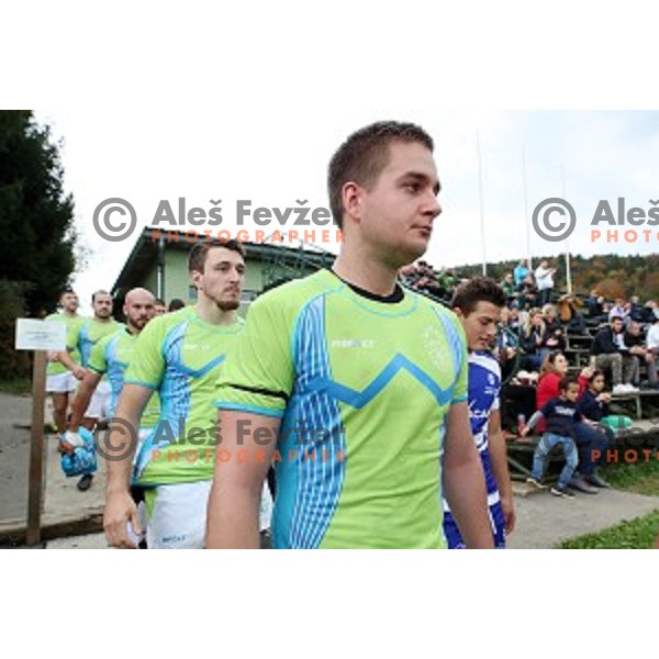 action during European nations Rugby Cup between Slovenia and Israel at Oval, Ljubljana, Slovenia on October 19, 2019