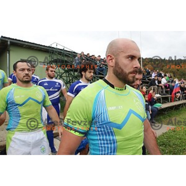 action during European nations Rugby Cup between Slovenia and Israel at Oval, Ljubljana, Slovenia on October 19, 2019
