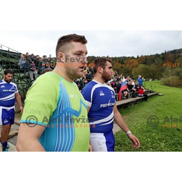 action during European nations Rugby Cup between Slovenia and Israel at Oval, Ljubljana, Slovenia on October 19, 2019