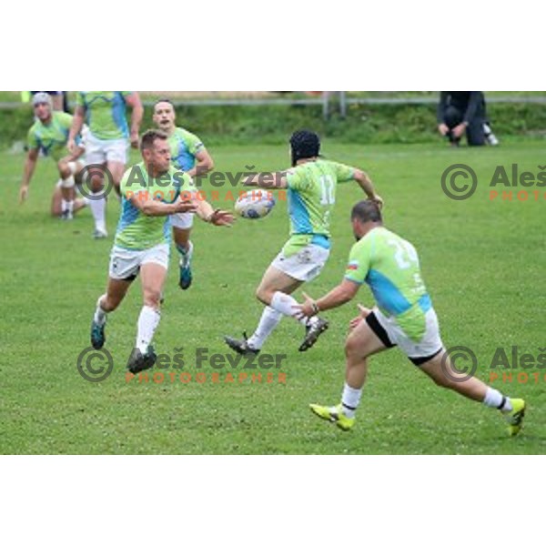 action during European nations Rugby Cup between Slovenia and Israel at Oval, Ljubljana, Slovenia on October 19, 2019