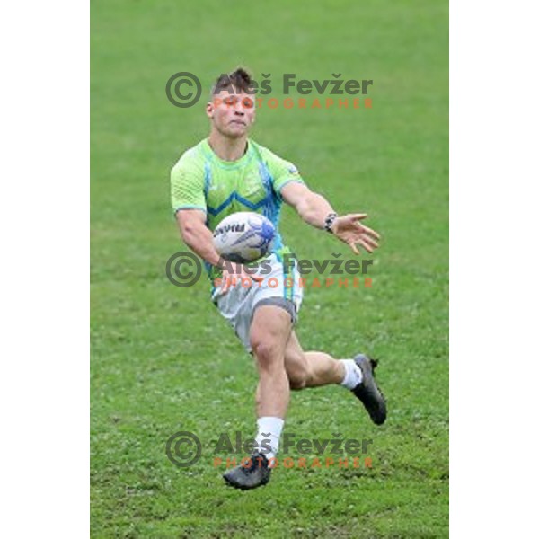 action during European nations Rugby Cup between Slovenia and Israel at Oval, Ljubljana, Slovenia on October 19, 2019