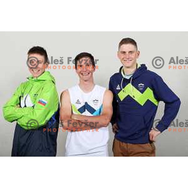 Tadej Pogacar, Jan Polanc and Matej Mohoric, Slovenia Olympic team candidates for Tokyo 2020 Summer Olympic games during Days of Slovenian Olympic Committee in hotel Bernardin, Portoroz, Slovenia on October 21, 2019