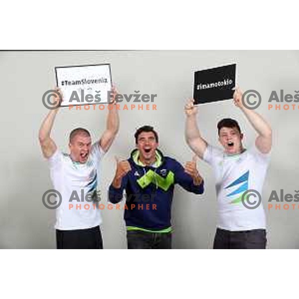 Zan Luka Zelko, Ivan Konrad Trajkovic, Slovenia Olympic team candidates for Tokyo 2020 Summer Olympic games during Days of Slovenian Olympic Committee in hotel Bernardin, Portoroz, Slovenia on October 21, 2019