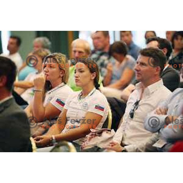 Slovenia Olympic team candidates for Tokyo 2020 Summer Olympic games during Days of Slovenian Olympic Committee in hotel Bernardin, Portoroz, Slovenia on October 21, 2019