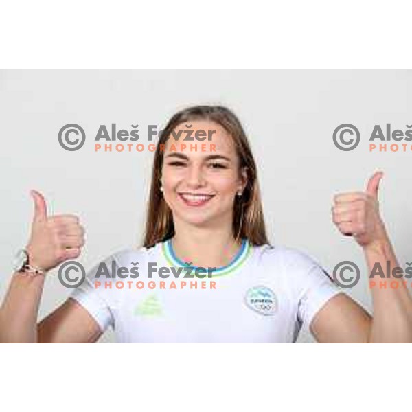 Kaja Kajzer, Slovenia Olympic team candidate for Tokyo 2020 Summer Olympic games during Days of Slovenian Olympic Committee in hotel Bernardin, Portoroz, Slovenia on October 21, 2019