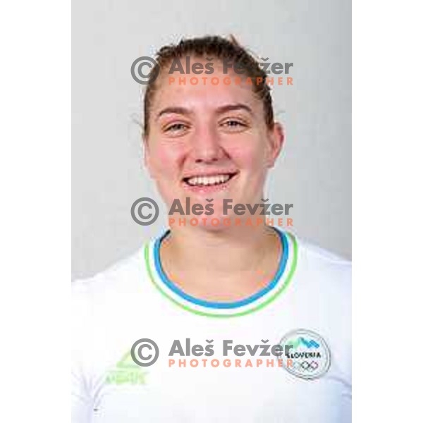 Andreja Leski of Slovenia Olympic team candidates for Tokyo 2020 Summer Olympic games during Days of Slovenian Olympic Committee in hotel Bernardin, Portoroz, Slovenia on October 21, 2019