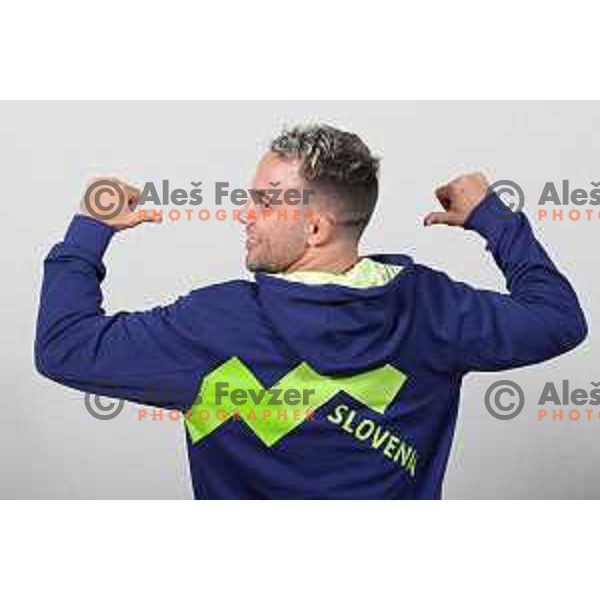 Adrian Gomboc of Slovenia Olympic team candidates for Tokyo 2020 Summer Olympic games during Days of Slovenian Olympic Committee in hotel Bernardin, Portoroz, Slovenia on October 21, 2019
