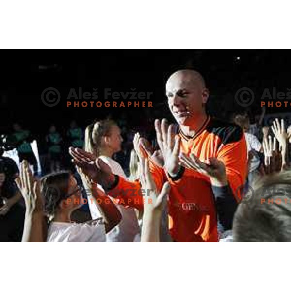 Gorazd Skof during Handball Symphony in Zlatorog Hall, Celje, Slovenia on October 24, 2019