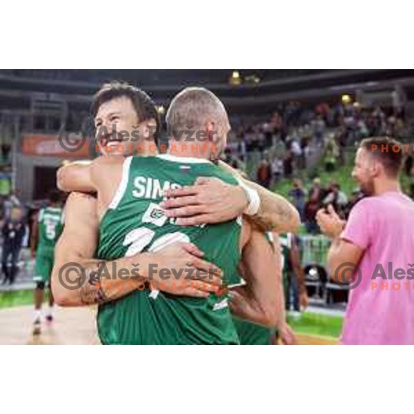 action during ABA league regular season basketball match between Cedevita Olimpija and Partizan NIS in SRC Stozice, Ljubljana, Slovenia on October 26, 2019