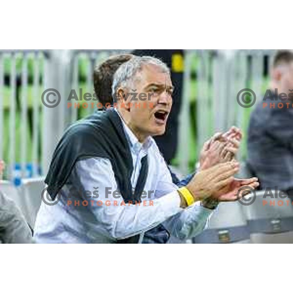 Emil Tedeschi in action during ABA league regular season basketball match between Cedevita Olimpija and Partizan NIS in SRC Stozice, Ljubljana, Slovenia on October 26, 2019