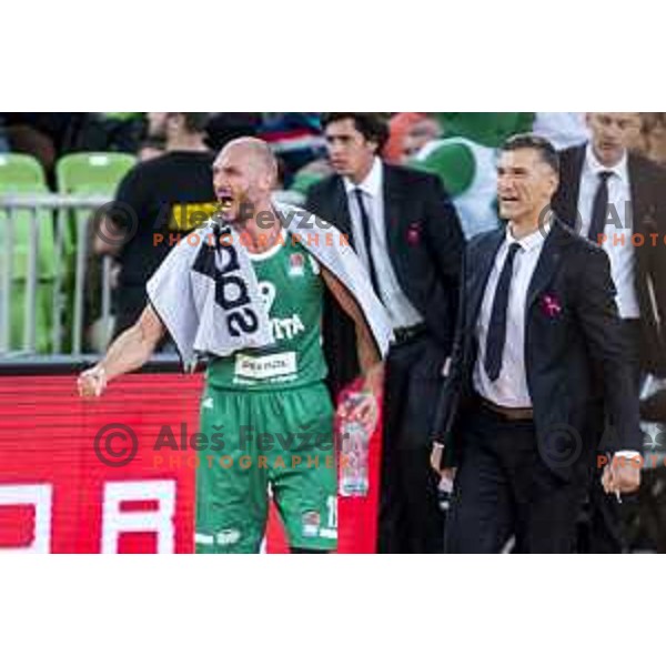 Marko Simonovic in action during ABA league regular season basketball match between Cedevita Olimpija and Partizan NIS in SRC Stozice, Ljubljana, Slovenia on October 26, 2019