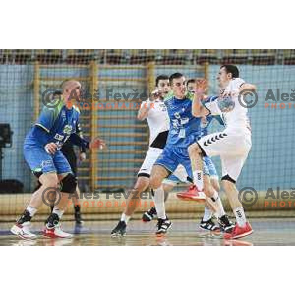 of Slovenia in action during preparatory handball match between team Slovenia and Serbia in Lukna, Maribor, Slovenia on October 27, 2019