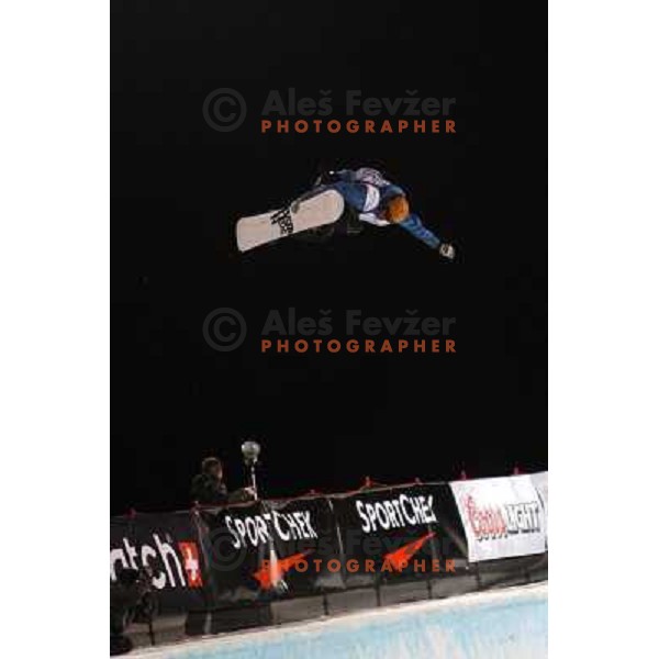 at Nokia Snowboard FIS World Cup Half pipe final in Calgary, Alberta, Canada on February 29th 2008. Photo by Ales Fevzer 