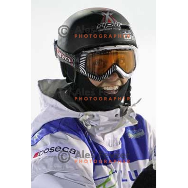 Steven Fisher (USA) at Nokia Snowboard FIS World Cup Half pipe final in Calgary, Alberta, Canada on February 29th 2008. Photo by Ales Fevzer 