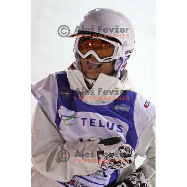 Jiayu Liu (CHN) at Nokia Snowboard FIS World Cup Half pipe final in Calgary, Alberta, Canada on February 29th 2008. Photo by Ales Fevzer 