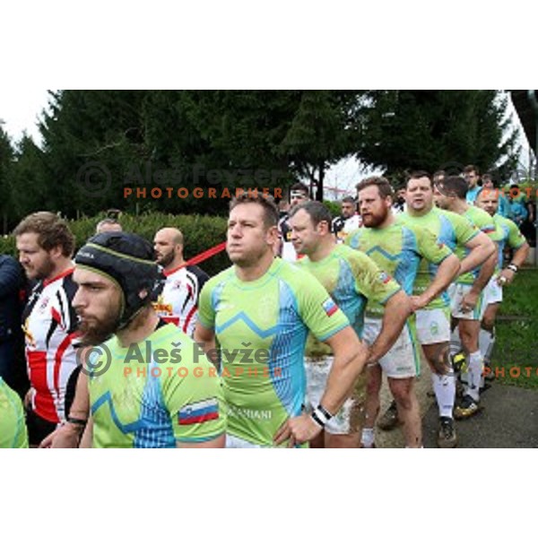 Peter Kavcic in action during European Nations Rugby Cup between Slovenia and Malta at Oval, Ljubljana, Slovenia on November 9, 2019