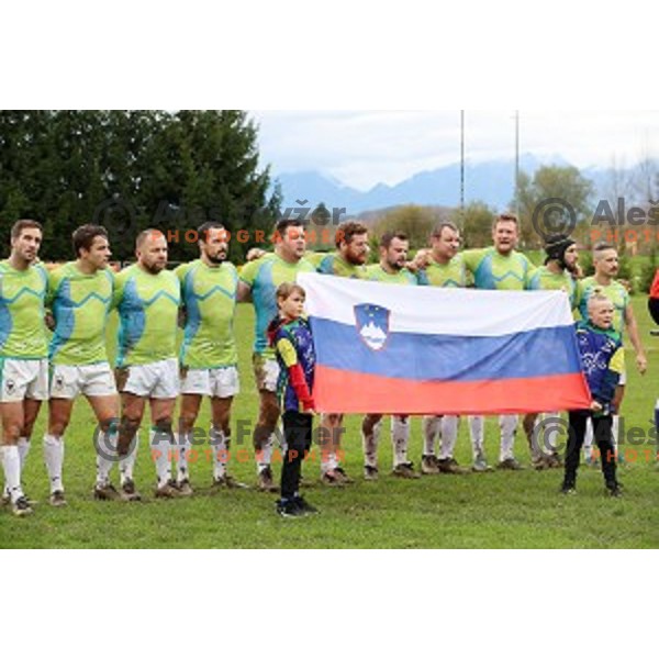 Peter Kavcic in action during European Nations Rugby Cup between Slovenia and Malta at Oval, Ljubljana, Slovenia on November 9, 2019