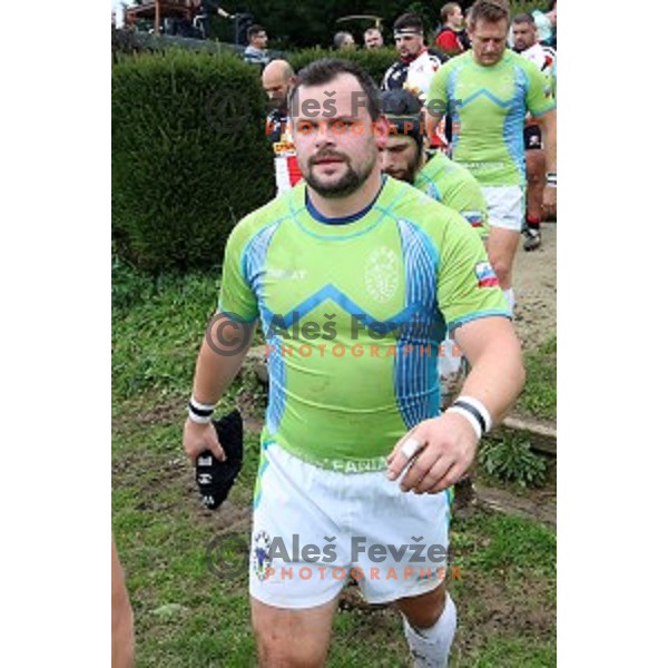 action during European Nations Rugby Cup between Slovenia and Malta at Oval, Ljubljana, Slovenia on November 9, 2019