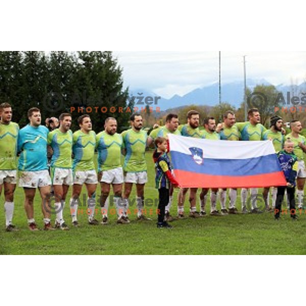 action during European Nations Rugby Cup between Slovenia and Malta at Oval, Ljubljana, Slovenia on November 9, 2019