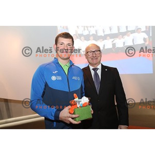 OKS reception for members of Inclusive Judo team Slovenia in Ljubljana on November 11, 2019