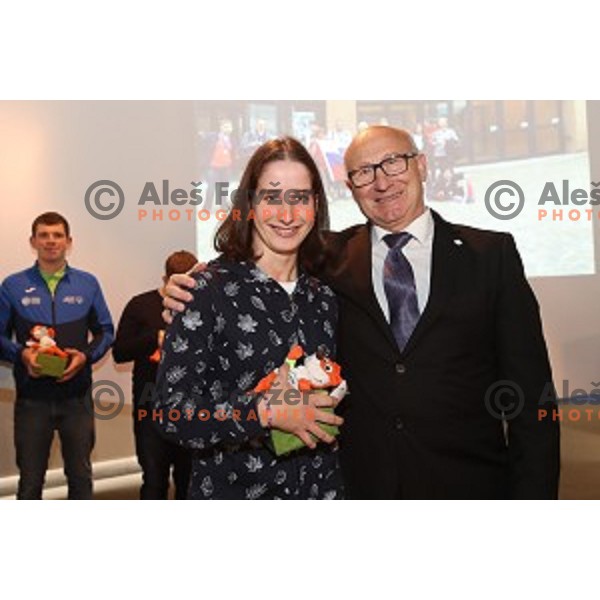 OKS reception for members of Inclusive Judo team Slovenia in Ljubljana on November 11, 2019