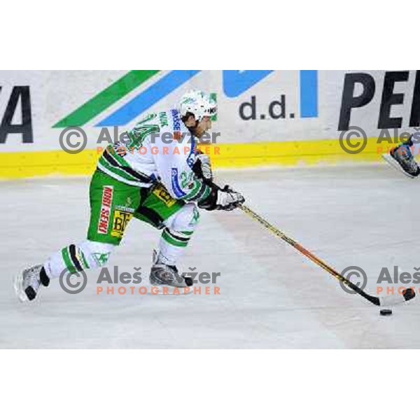 Tomaz Vnuk at EBEL league fourth game of Semi-final of Ebel league, ZM Olimpija - Blackwings LINZ, Tivoli, Ljubljana 