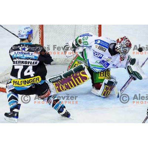 Alex Westlund at EBEL league fourth game of Semi-final of Ebel league, ZM Olimpija - Blackwings LINZ, Tivoli, Ljubljana 